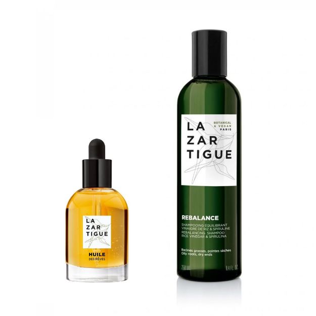 圖片 Lazartigue 夢想之油護髮精油50ml+平衡控油洗髮水250ml