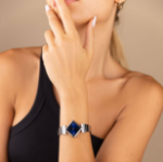 圖片 VANNA(凡娜) LUNA 系列 寶藍色錶面手錶
